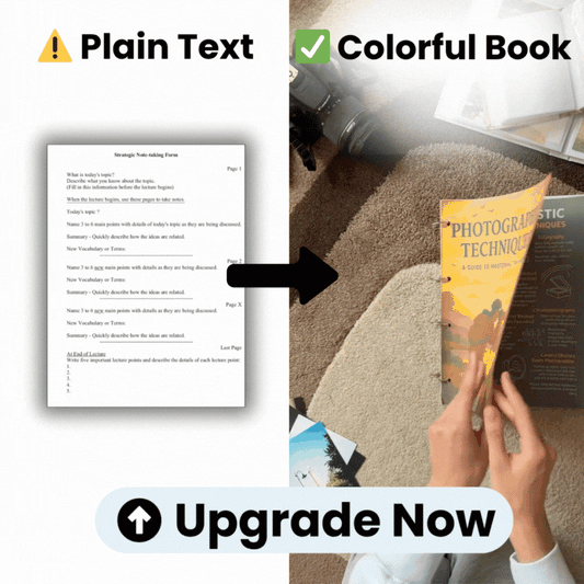 Upgrade From Advanced Black And White Notes To 10.000+ Colorful Beginner Friendly Notes